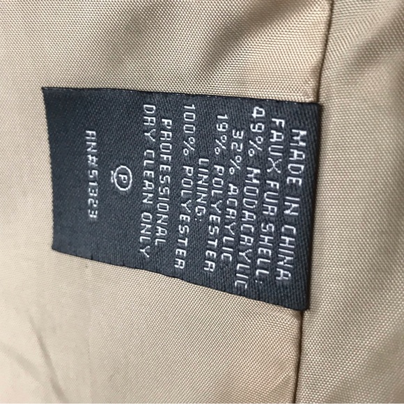 Vince Camuto : Fur Vest.. bunny brown: Sz: S - Picture 4 of 4